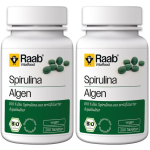 Raab Vitalfood Spirulina Bio Tabletten 2x 2x200 St