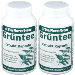 The Nutri Store Grüntee Extrakt Kapseln 2x 2x200 St