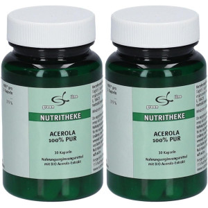 Nutritheke Acerola 100% Pur Kapseln 2x 2x30 St