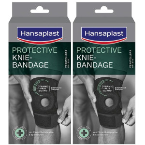 Hansaplast Knie-Bandage verstellbar 2x 2x1 St Bandage(s)