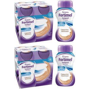 Fortimel Compact 2.4 kcal Cappuccinogeschmack 2x 2x500 ml Flüssigkeit