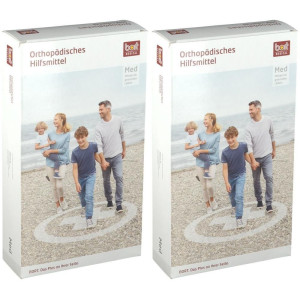 Bort elastischer Rippengurt Damen L weiß 2x 2x1 St Bandage(s)