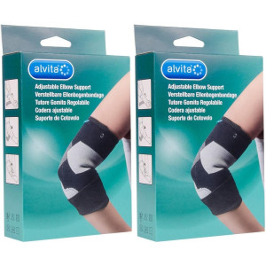 Alvita Ellenbogenbandage Gr.3 2x 2x1 St Bandage(s)
