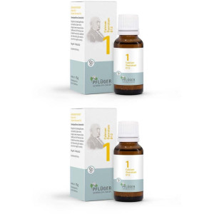 Pflüger Biochemie Biochemie Pflüger 1 Calcium fluoratum D 12 Globuli 2x 2x15 g