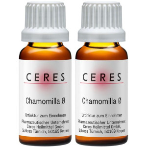 Ceres Chamomilla Urtinktur 2x 2x20 ml Tropfen