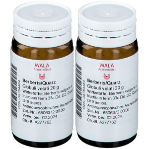 WALA Berberis/Quarz Globuli 2x 2x20 g