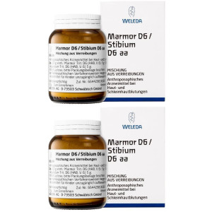 Weleda Marmor D 6/Stibium 6 aa Trituration 2x 2x50 g