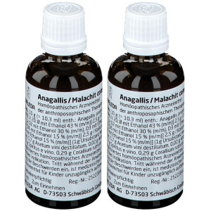 Weleda Anagallis/Malachit comp.Mischung 2x 2x50 ml Mischung