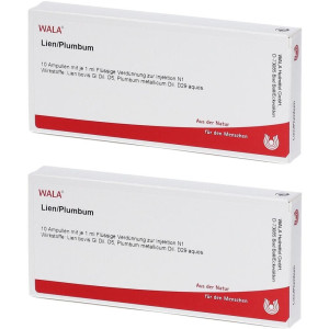 WALA Lien/Plumbum Ampullen 2x 2x10x1 ml