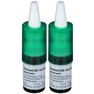 Weleda Stannum D 8 succinum aa Augentropfen 2x 2x10 ml