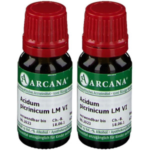 ARCANA Acidum Picrinicum LM 6 Dilution 2x 2x10 ml