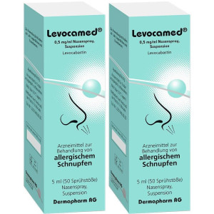 Levocamed 0,5 mg/ml Nasenspray Suspension 2x 2x5 ml