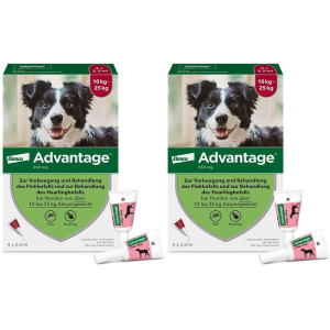 Advantage 250 Lösung f.Hunde 10-25 kg 2x 2x4 St