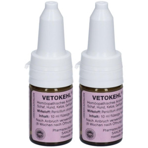 Vetokehl NOT D 5 Tropfen vet. 2x 2x10 ml