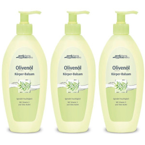 medipharma cosmetics Olivenöl Körperbalsam im Spender x3 3x500 ml Balsam