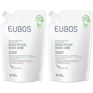 Eubos Hautbalsam F Lotio Nachfüllbeutel x2 2x400 ml Lotion