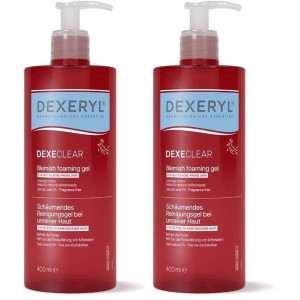 Dexeryl Dexeclear Reinig.Gel schäum.unreine Haut x2 2x400 ml Gel