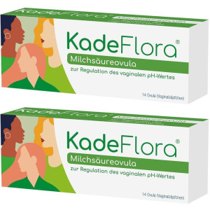 PDM to be maintained Kadeflora Milchsäureovula x2 2x14 St Vaginalsuppositorien