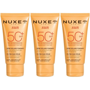 Nuxe Sun Sonnencreme Gesicht LSF 50 x3 3x50 ml Creme