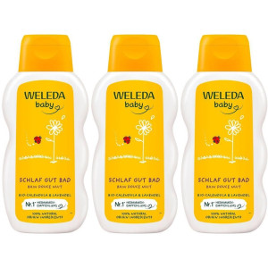 Weleda Calendula Schlaf Gut Bad x3 3x200 ml