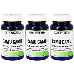 GALL PHARMA Camu 500 mg GPH Kapseln x3 3x180 St