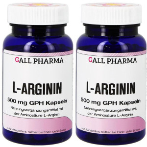 GALL PHARMA L-Arginin 500 mg GPH Kapseln x2 2x160 St