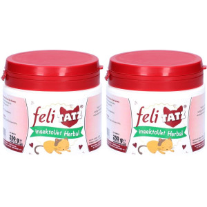 PDM to be maintained Felitatz insektoVet Herbal Erg.Futterm.Plv.f.Katze x2 2x250 g Pulver