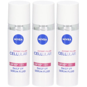 Nivea Cellular Expert Filler Daily UV Serum Fluid LSF 50 30ml x3 3x30 ml