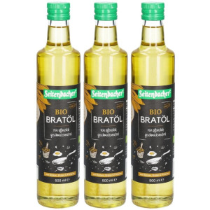 Seitenbacher Bio Bratöl, geschmacksneutral x3 3x500 ml