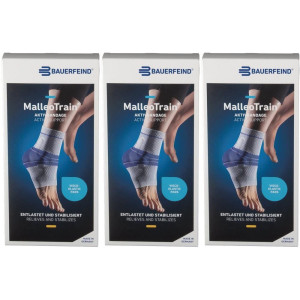 BAUERFEIND Malleotrain Sprunggelenkb.rechts Gr.4 natur x3 3x1 St Bandage(s)