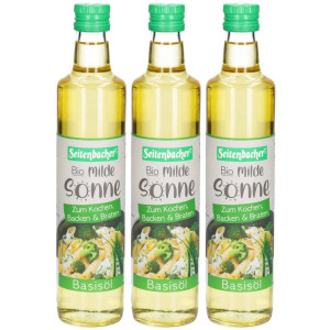 Seitenbacher Bio Basis Öl, Milde Sonne x3 3x500 ml