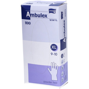 Matopat Ambulex Vinyl Unt.Hands.unster.ungepud.XL 100 St Handschuhe