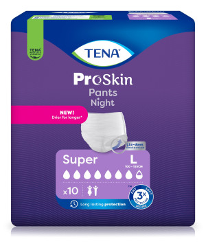 Tena Pants Night Super L bei Inkontinenz 10 St Einweghosen
