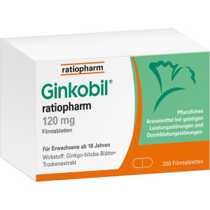 GINKOBIL-ratiopharm 120 mg Filmtabletten 200 St
