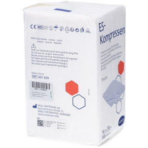 ES Kompressen Es-Kompressen unsteril 10x10 cm 12fach 100 St Kompressen