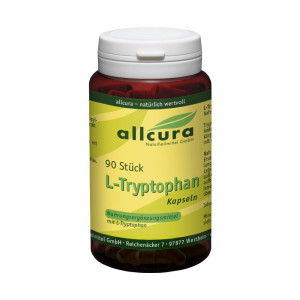 allcura L-Tryptophan 500 mg Kapseln 90 St