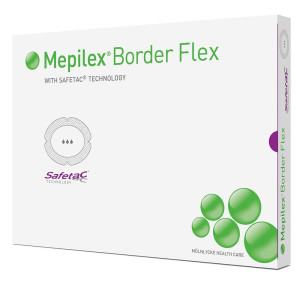 Mepilex Border Flex Schaumverb.haft.13x16 cm oval 5 St Verband