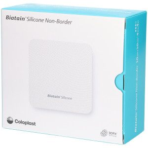 Biatain Silicone Non-Border Schaumverb.10x10 cm 10 St Verband