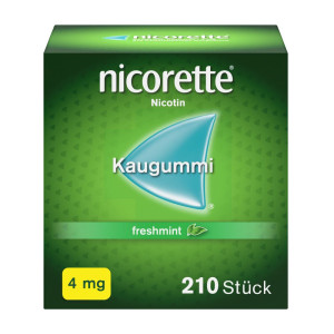 Nicorette Kaugummi 4 mg freshmint 210 St