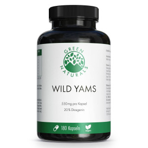 Green Naturals Wild Yam hochdosiert vegan Kapseln 180 St