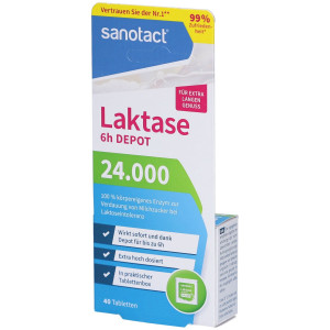 Sanotact Laktase 24.000 Tabletten 40 St