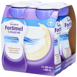 Fortimel 1.5 kcal Vanille 4x200 ml Flüssigkeit