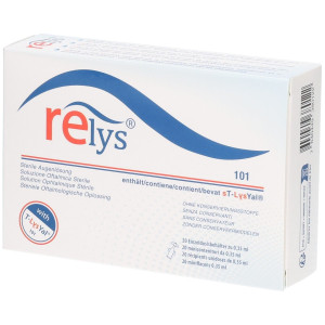 PDM to be maintained Relys Augentropfen Einmaldosen 20x0,35 ml Einzeldosispipetten