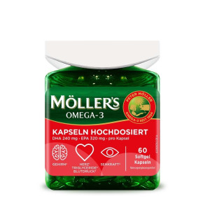 Möller's Omega-3 Kapseln hochdosiert 60 St