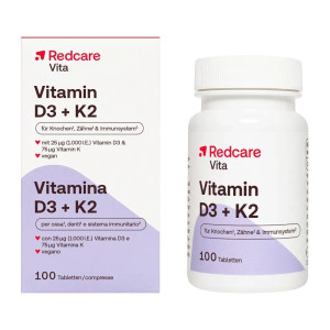 Redcare von Shop Apotheke Redcare Vita Vitamin D3 + K2 100 St Tabletten