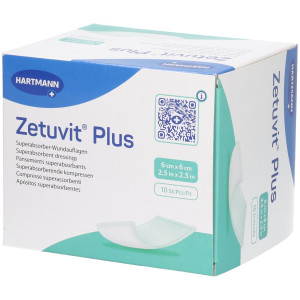 No Brand Zetuvit Plus extrastarke Saugkompr.steril 6x6 cm 10 St Verband