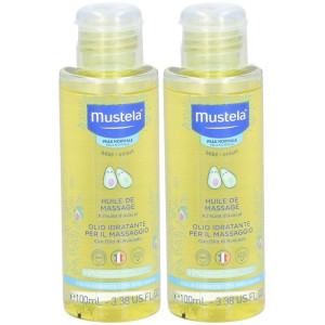 Mustela Baby Massageolie Normale Huid x2 2x100 ml Spray