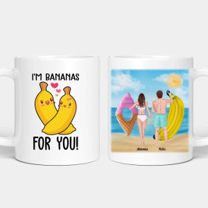 Personalisierte Pärchen Tasse - Sommerurlaub