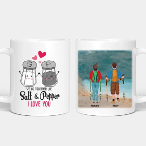 Personalisierte Pärchen Tasse - Wanderer