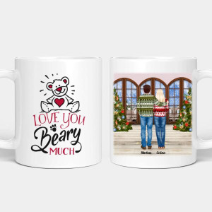 Personalisierte Pärchen Tasse - Weihnachten stehend
